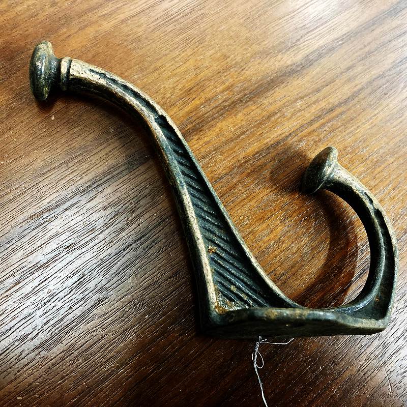 104646 ヴィンテージ アイアンフック ウォールハンガー コートフック