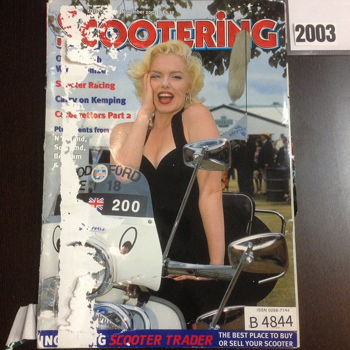B4844　2003 「SCOOTERING」 ベスパ ランブレッタ  英国 旧車雑誌