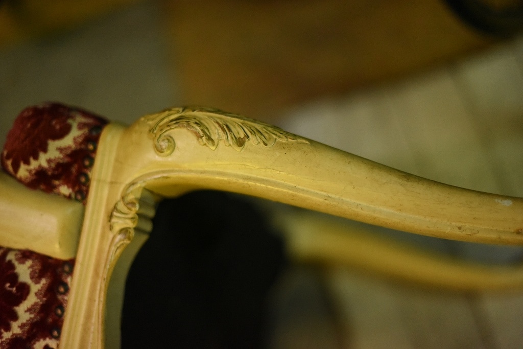 2281 ヴィンテージ チェア　椅子 肘付き ドイツ製