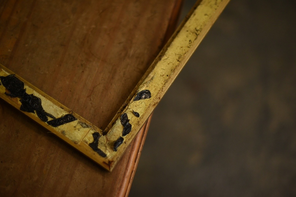 103606 ヴィンテージ　ウッドフレーム 額縁