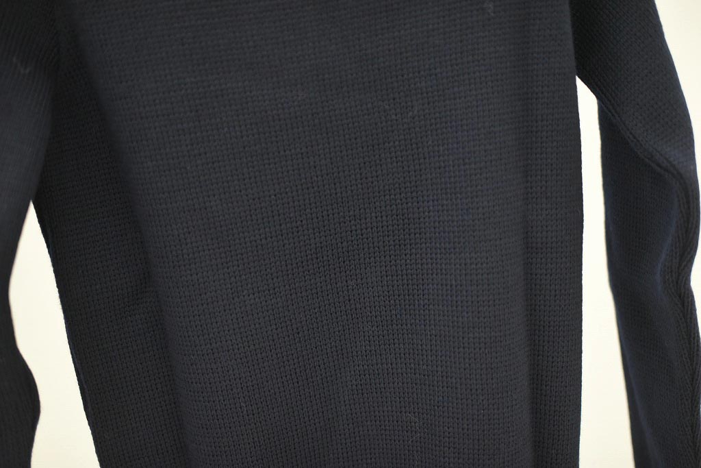 FN 英国「GOLDTOP」「100%Merino Wool Fitted Submariner Sweater」フィット サブマリーナー セーター COLOR：NavyBlue　　送料無料