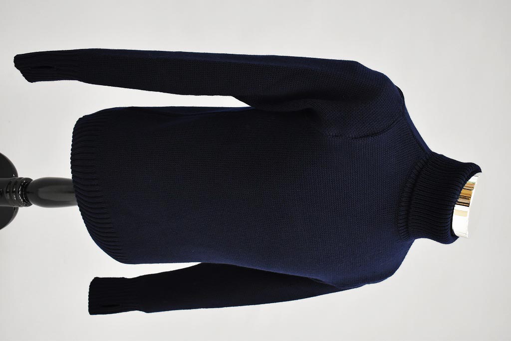 FN 英国「GOLDTOP」「100%Merino Wool Fitted Submariner Sweater」フィット サブマリーナー セーター COLOR：NavyBlue　　送料無料