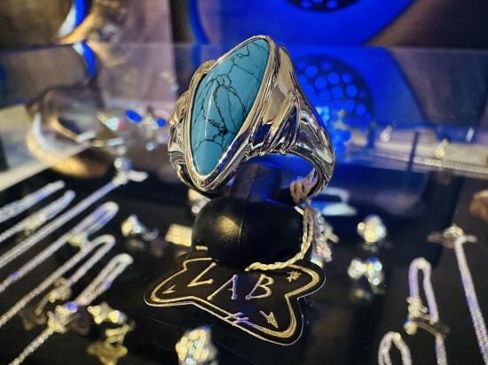 SL-43 「SPACE LAB」 シルバーリング ターコイズ トルコ石 10%ポイントバック