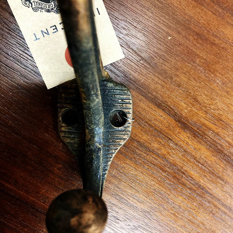 104648 ヴィンテージ アイアンフック ウォールハンガー コートフック