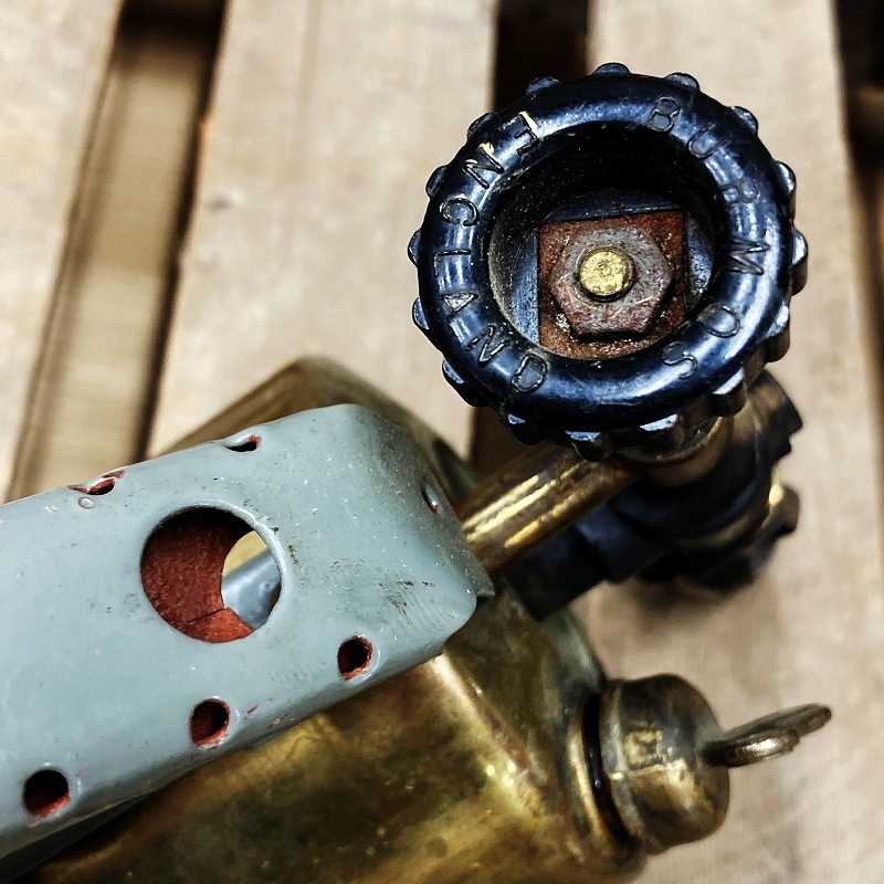 106047　「BURMOS」   MADE IN ENGLAND  ブラス　トーチ　バーナー　ブロートーチ　コンロ　キャンプ　真鍮　　