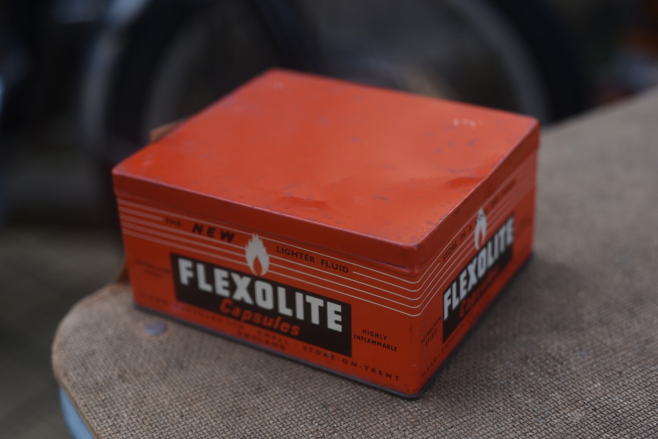 ヴィンテージ FLEXOLITE ヴィンテージ缶 101097