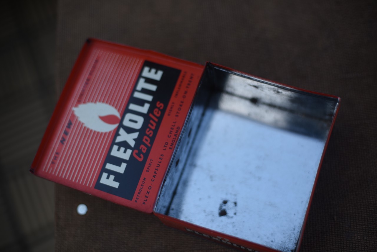 ヴィンテージ FLEXOLITE ヴィンテージ缶 101097