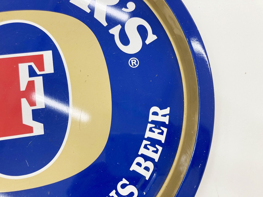 107718 ヴィンテージ 「FOSTER'S AUSTRALIA'S FAMOUS BEER」 フォスターズラガー オーストラリア サインプレート 看板