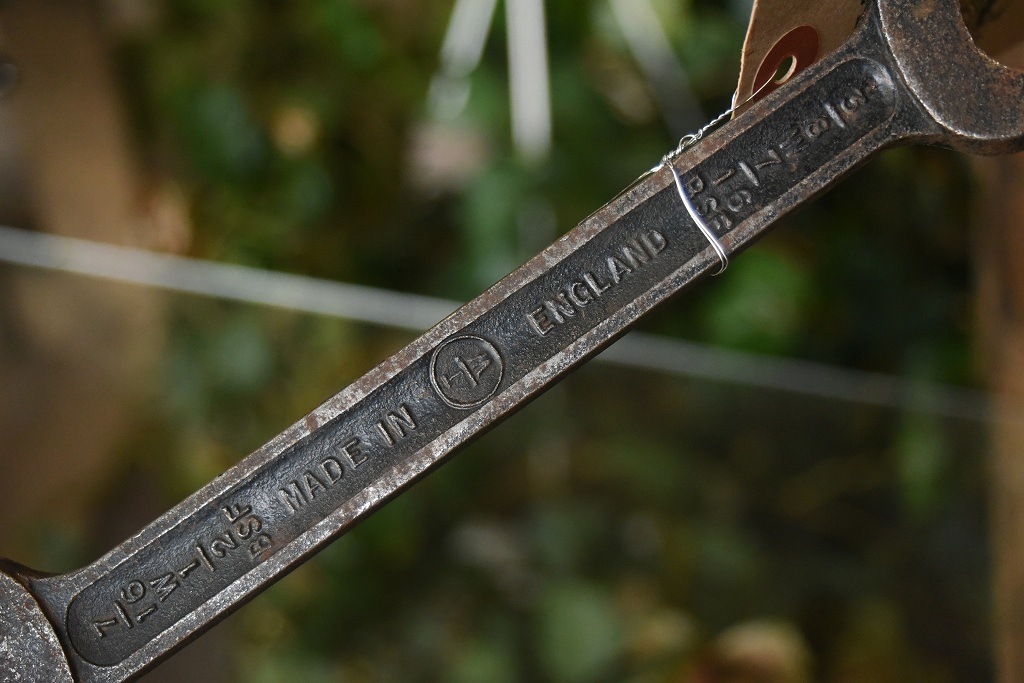 104419 UK ヴィンテージ　スパナ　ツール　英国 MADE IN ENGLAND
