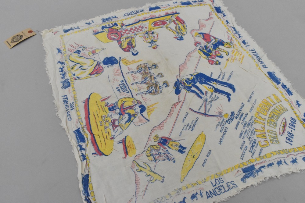 108831 ヴィンテージ 中判 スーベニア スカーフ Souvenir scarf
