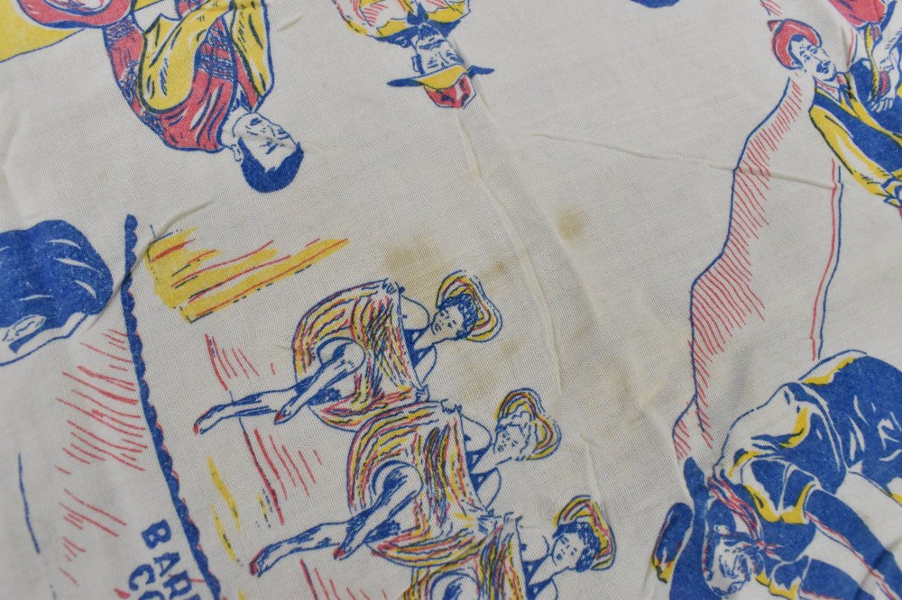 108831 ヴィンテージ 中判 スーベニア スカーフ Souvenir scarf