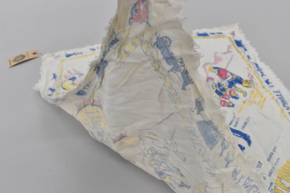 108831 ヴィンテージ 中判 スーベニア スカーフ Souvenir scarf