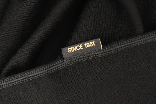 GB 英国 「GOLDTOP」「100% Merino Wool Zip Up Base Layer」 ジップアップ ベースレイヤー COLOR：BLACK