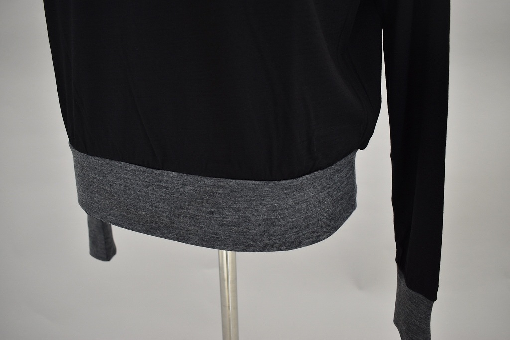 CG INNOCENT Original products 「極上ウール圧縮ニット クルーネック」　COLOR : BLACK/GRAY