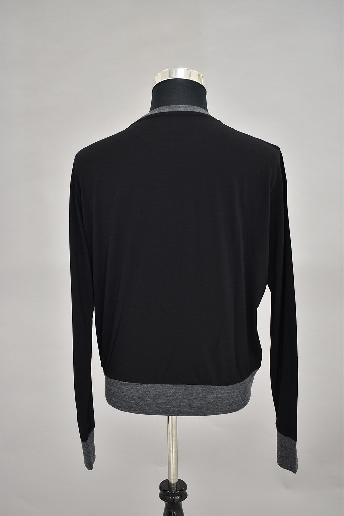 CG INNOCENT Original products 「極上ウール圧縮ニット クルーネック」　COLOR : BLACK/GRAY