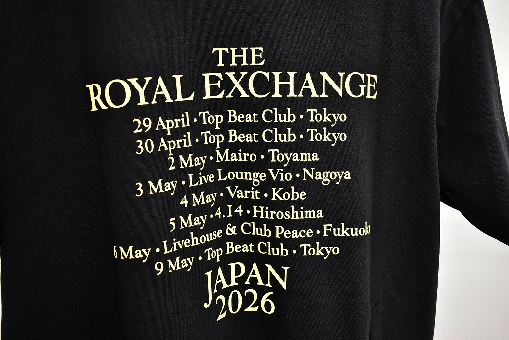 Tシャツ POSTER T-SHIRTS「THE ROYAL EXCHANGE JAPAN TOUR 2026」公式ツアーグッズ