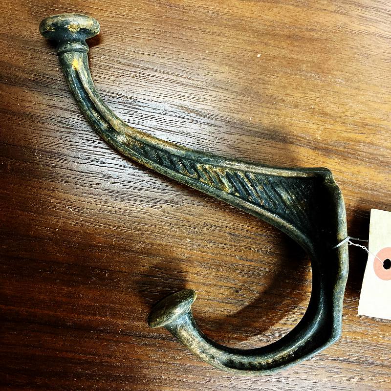 104644 ヴィンテージ アイアンフック ウォールハンガー コートフック