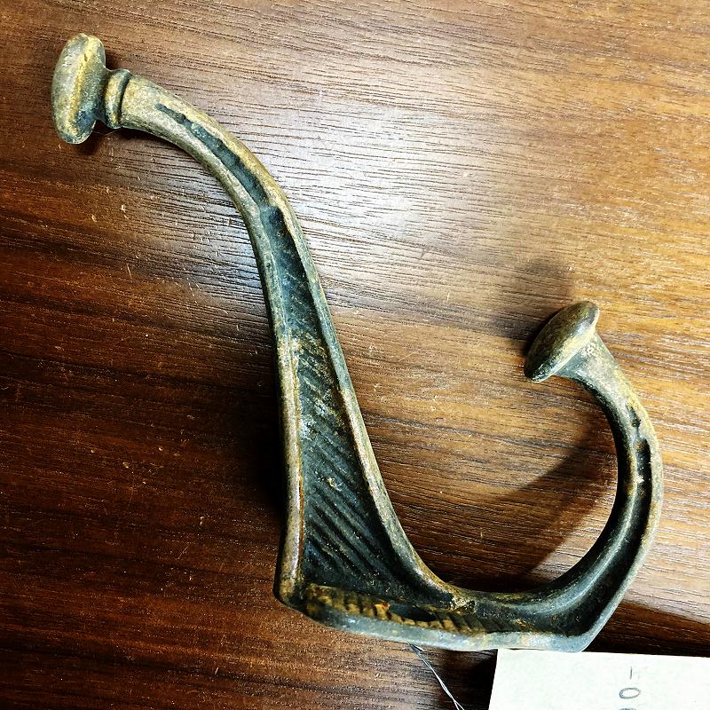 104644 ヴィンテージ アイアンフック ウォールハンガー コートフック