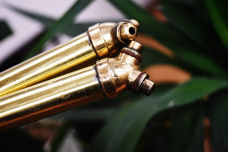 105222 2本セット　真鍮　ブラス　ガーデニング スプレー　ポンプ　MADE IN ENGLAND　英国