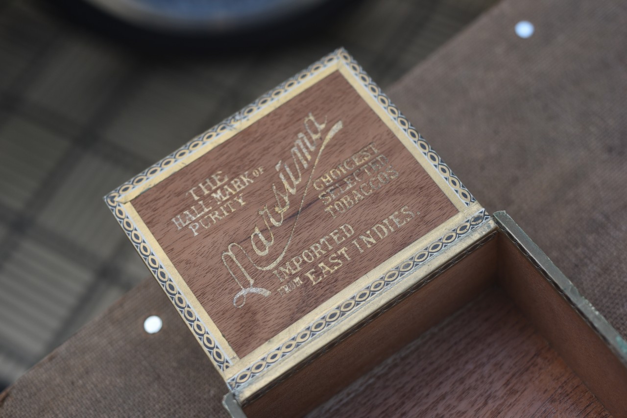 ヴィンテージ　MARSUMA IMPORTED from EAST INDIES 木製ボックス　101093