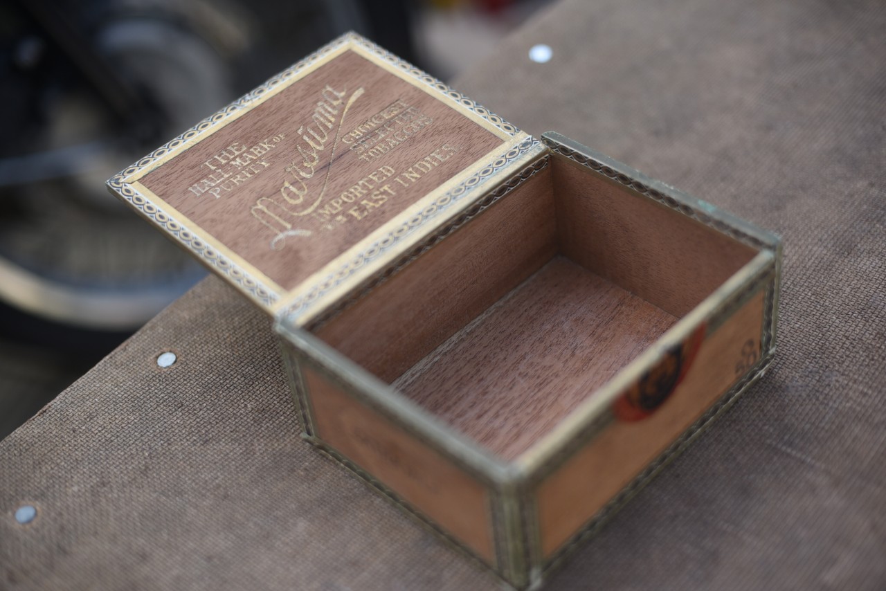 ヴィンテージ　MARSUMA IMPORTED from EAST INDIES 木製ボックス　101093