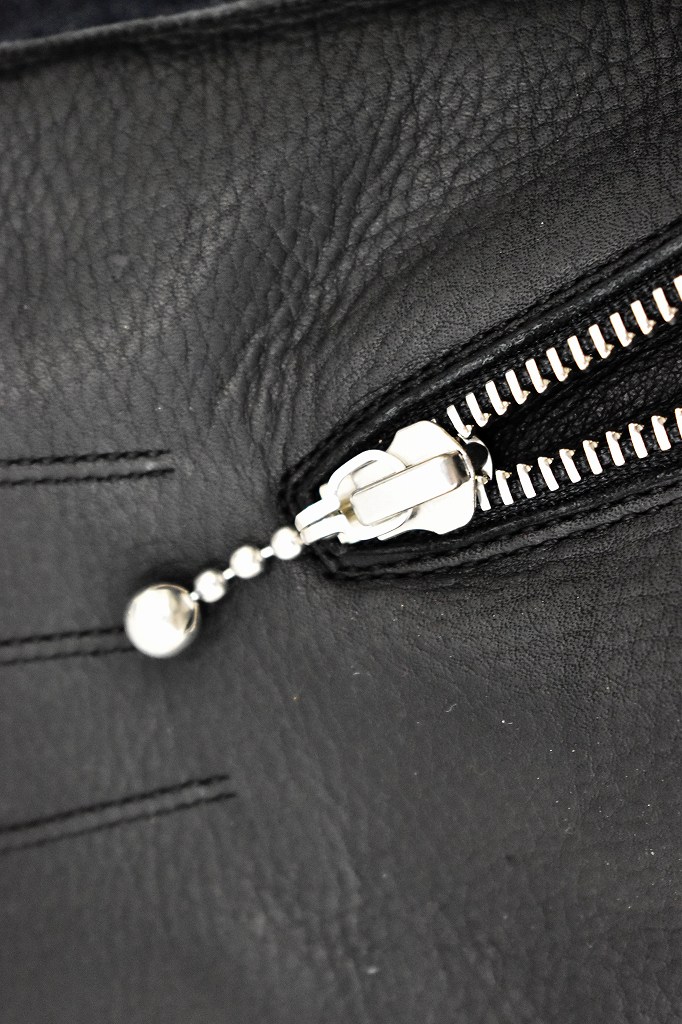 英国 「GOLDTOP」 Zipped Fleece Lined Cafe Racer Gloves 本革カフェレーサーグローブ