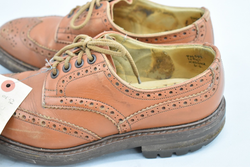 109845「Tricker's」 wing tip　トリッカーズ スウェード MADE IN ENGLAND 