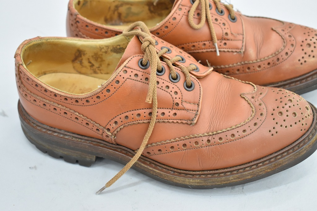 109845「Tricker's」 wing tip　トリッカーズ スウェード MADE IN ENGLAND 