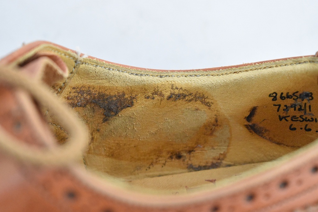 109845「Tricker's」 wing tip　トリッカーズ スウェード MADE IN ENGLAND 