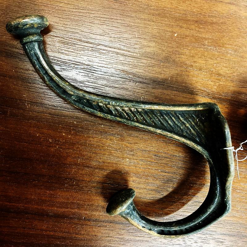 104642 ヴィンテージ アイアンフック ウォールハンガー コートフック