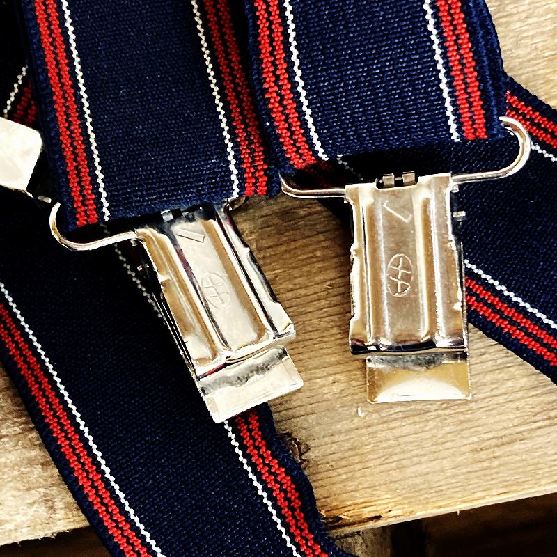 105882 ヴィンテージ　サスペンダー　クリップ不良