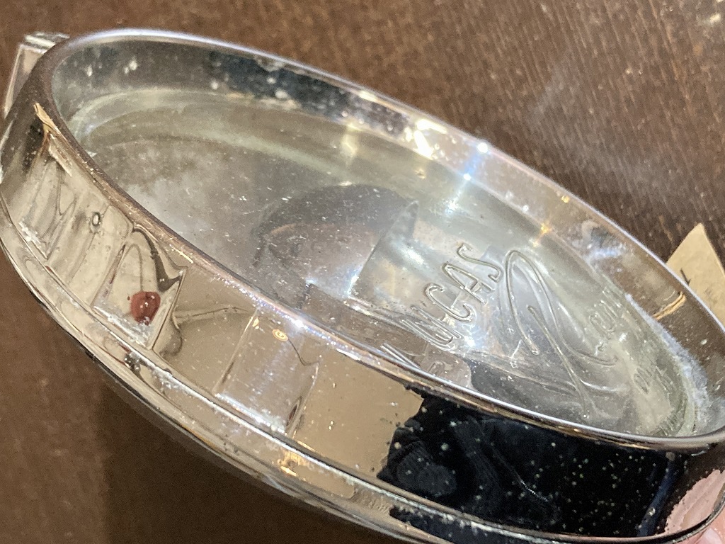 107304 ヴィンテージ　「LUCAS」　ルーカス　フォグランプ　ライト　パーツ　英国 MADE IN ENGLAND