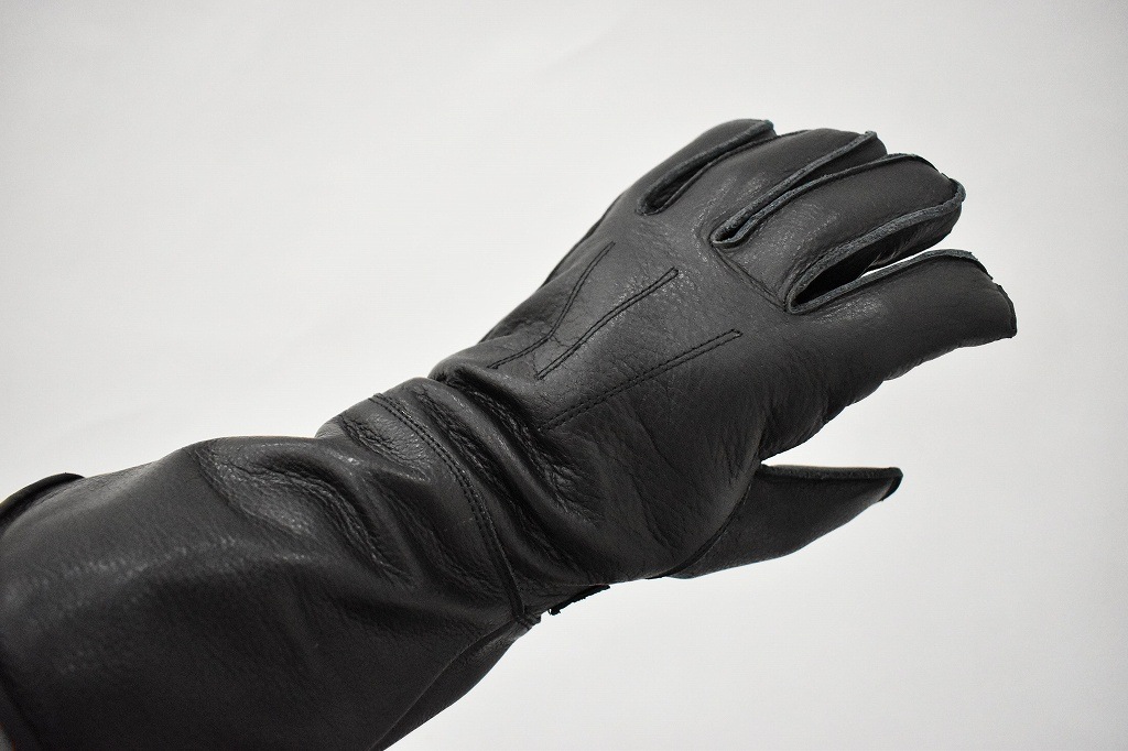 英国 「GOLDTOP」 Fleece Lined Gauntlet 本革ガントレット グローブ
