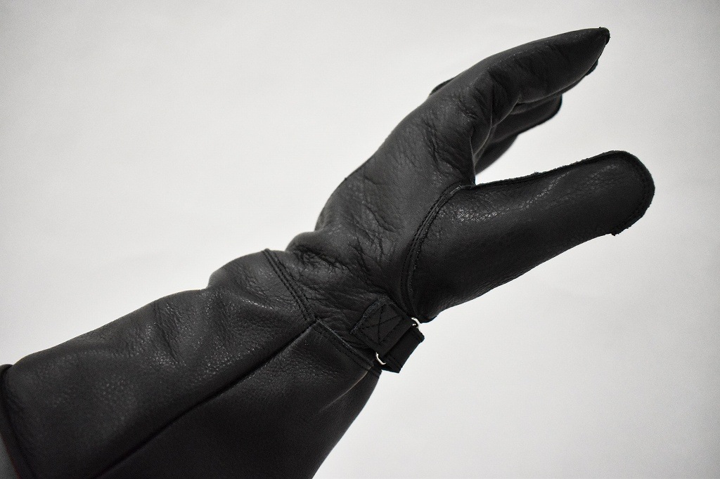 英国 「GOLDTOP」 Fleece Lined Gauntlet 本革ガントレット グローブ