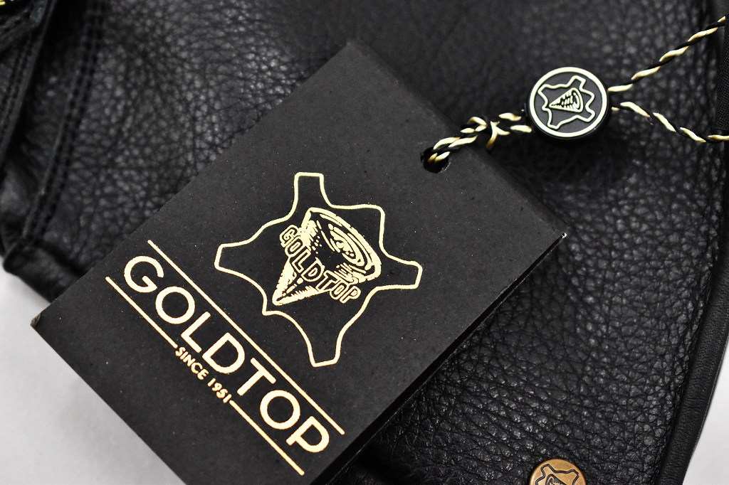 英国 「GOLDTOP」 Fleece Lined Gauntlet 本革ガントレット グローブ