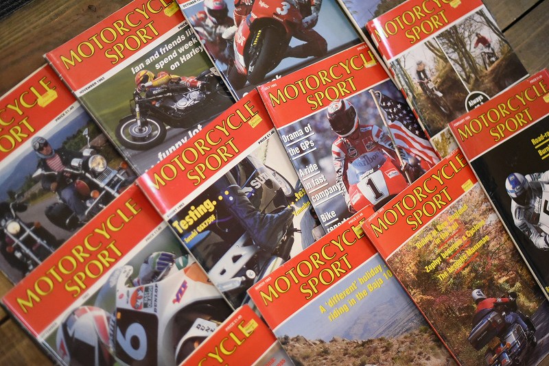B0860 「MOTORCYCLE SPORT」 モーターサイクルスポート　12冊セット　ヴィンテージ　モーターサイクル誌　古本　雑誌