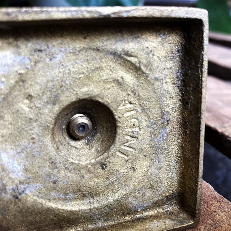 105606 MADE IN INDIA　キャンドルスタンド　ブラス　真鍮製　