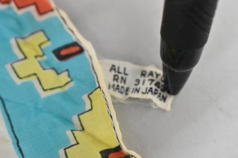 108727 ヴィンテージ 中判 スーベニア スカーフ  Souvenir scarf