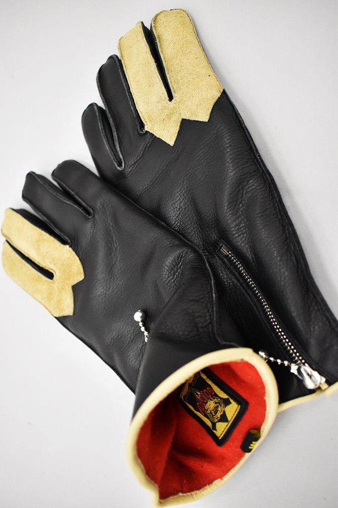 英国 「GOLDTOP」 The Churchills 本革グローブ