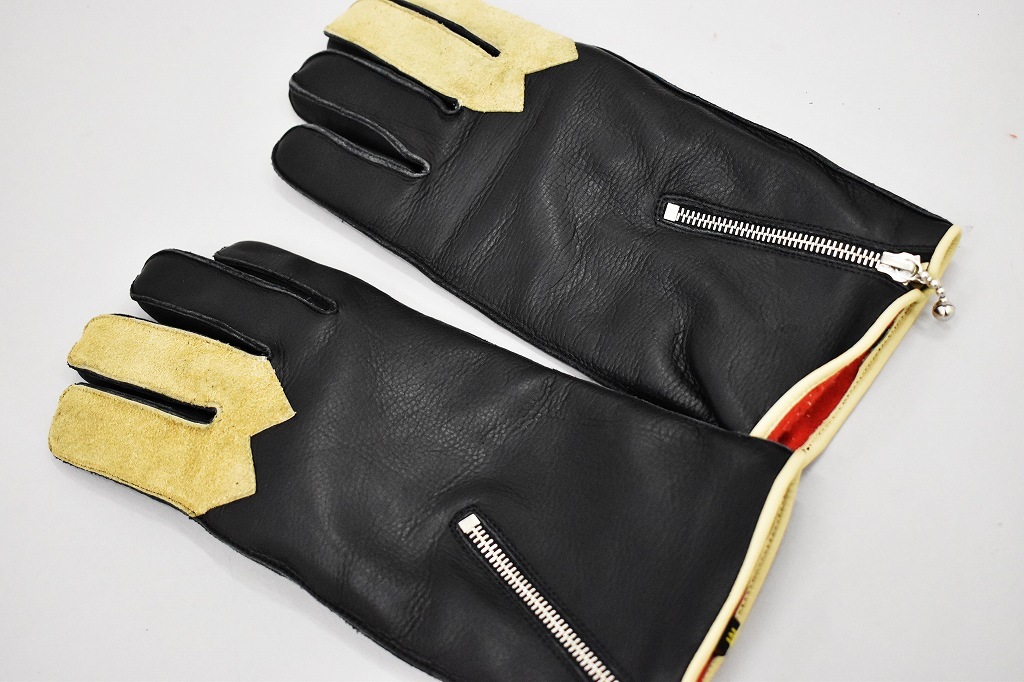 英国 「GOLDTOP」 The Churchills 本革グローブ