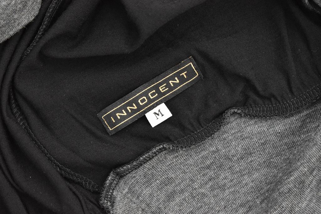 TG INNOCENT Original products 「極上ウール圧縮ニット タートルネック」　COLOR : BLACK/GRAY