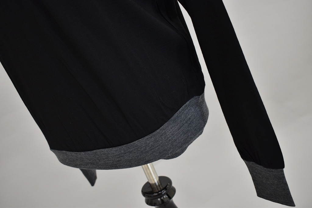 TG INNOCENT Original products 「極上ウール圧縮ニット タートルネック」　COLOR : BLACK/GRAY