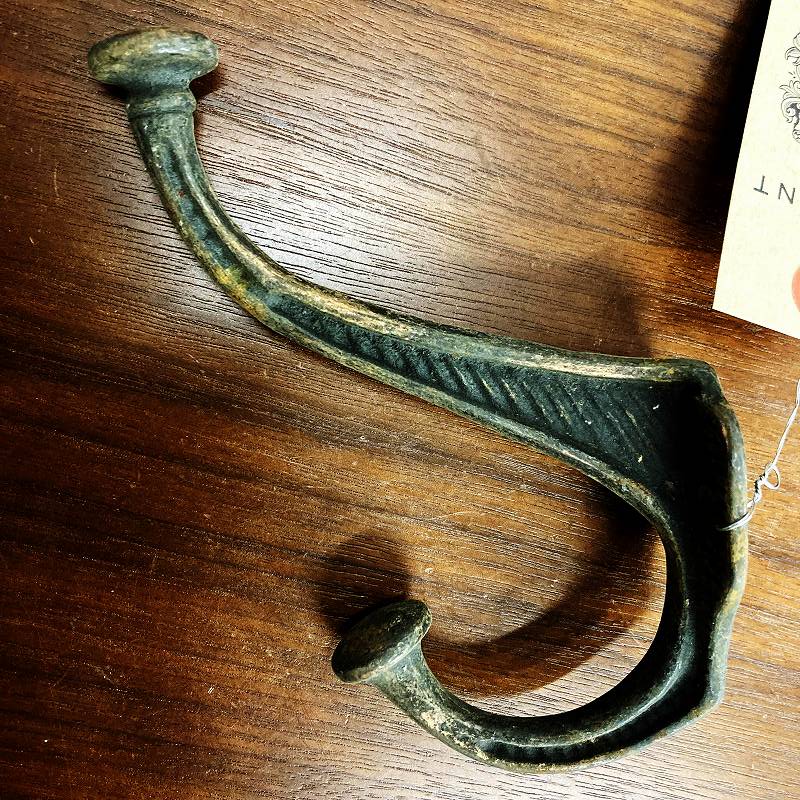 104645 ヴィンテージ アイアンフック ウォールハンガー コートフック