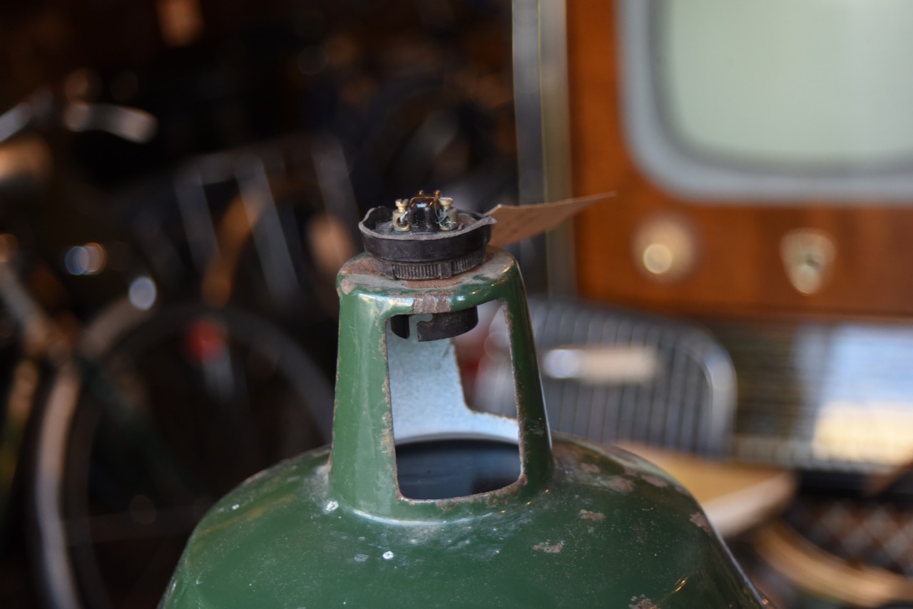 101629 ヴィンテージ　エナメルランプシェード　ホウロウ 