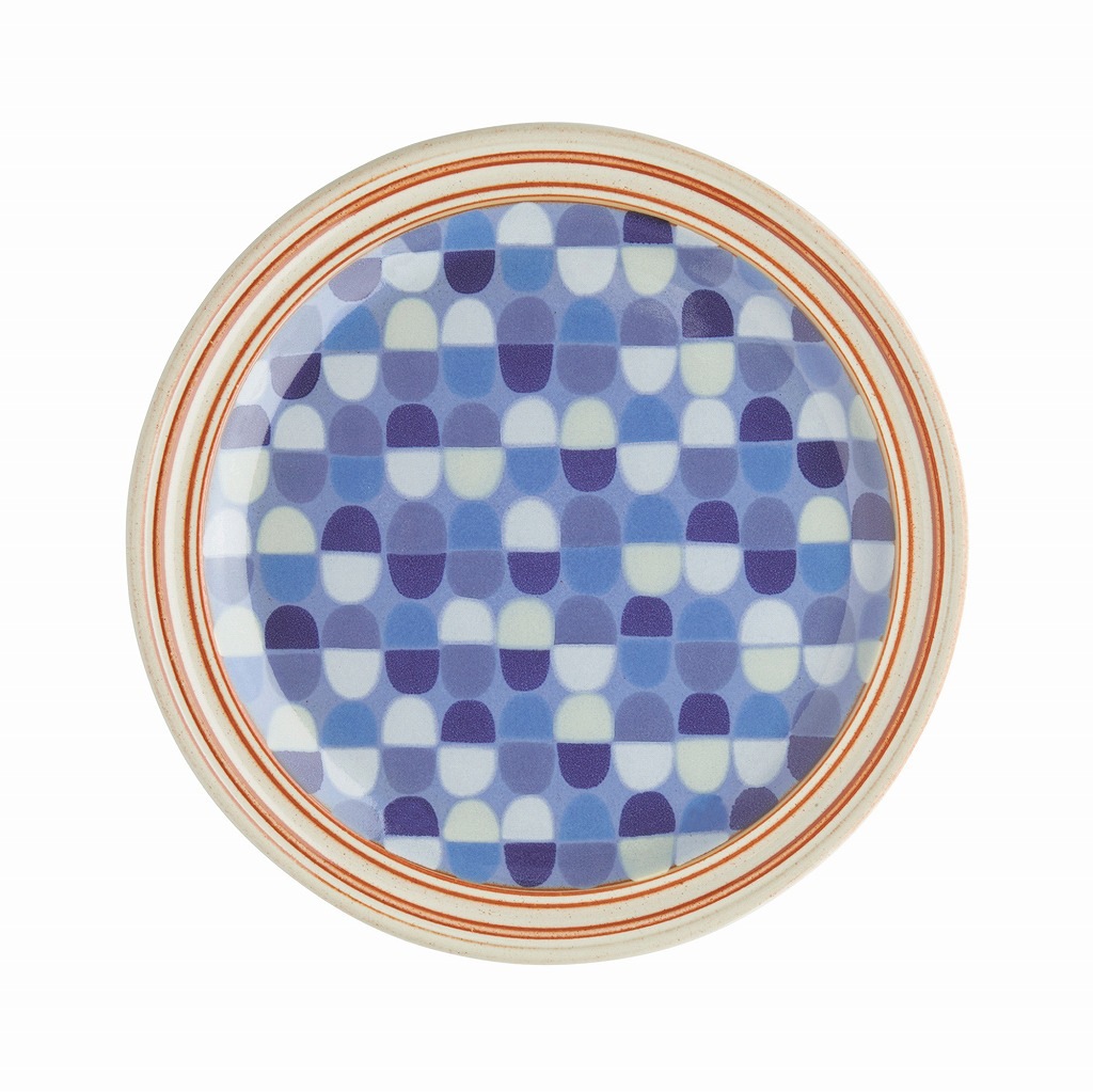 Z0064-ED9192 英国製 「Denby」　デンビー　ヘリテージファウンテン　アクセントデザート／サラダプレート