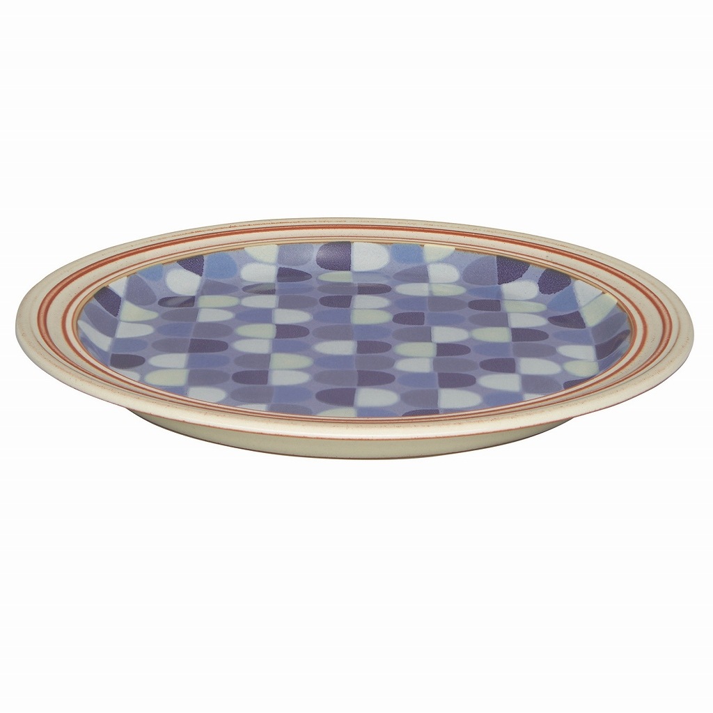 Z0064-ED9192 英国製 「Denby」　デンビー　ヘリテージファウンテン　アクセントデザート／サラダプレート