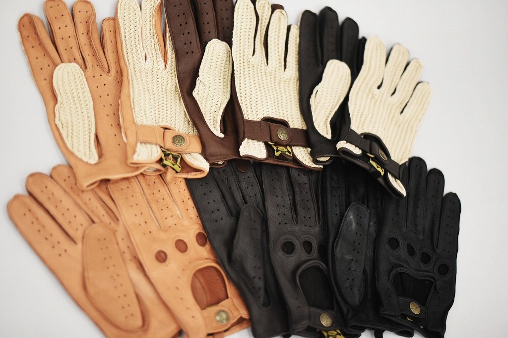 DD 英国 「GOLDTOP」 「Classic Deerskin Leather Driving Gloves」 DarkBlown 鹿革ドライビンググローブ