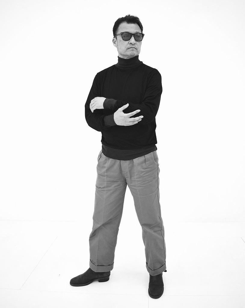 TW INNOCENT Original products 「極上ウール圧縮ニット タートルネック」　COLOR : BLACK/WINE RED