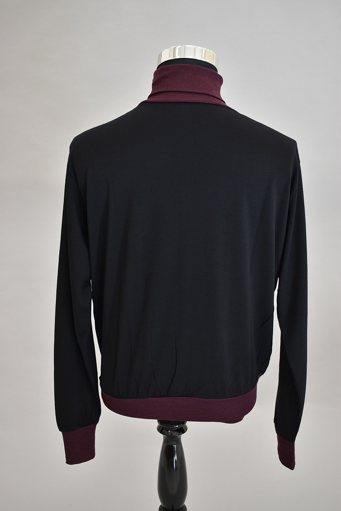 TW INNOCENT Original products 「極上ウール圧縮ニット タートルネック」　COLOR : BLACK/WINE RED