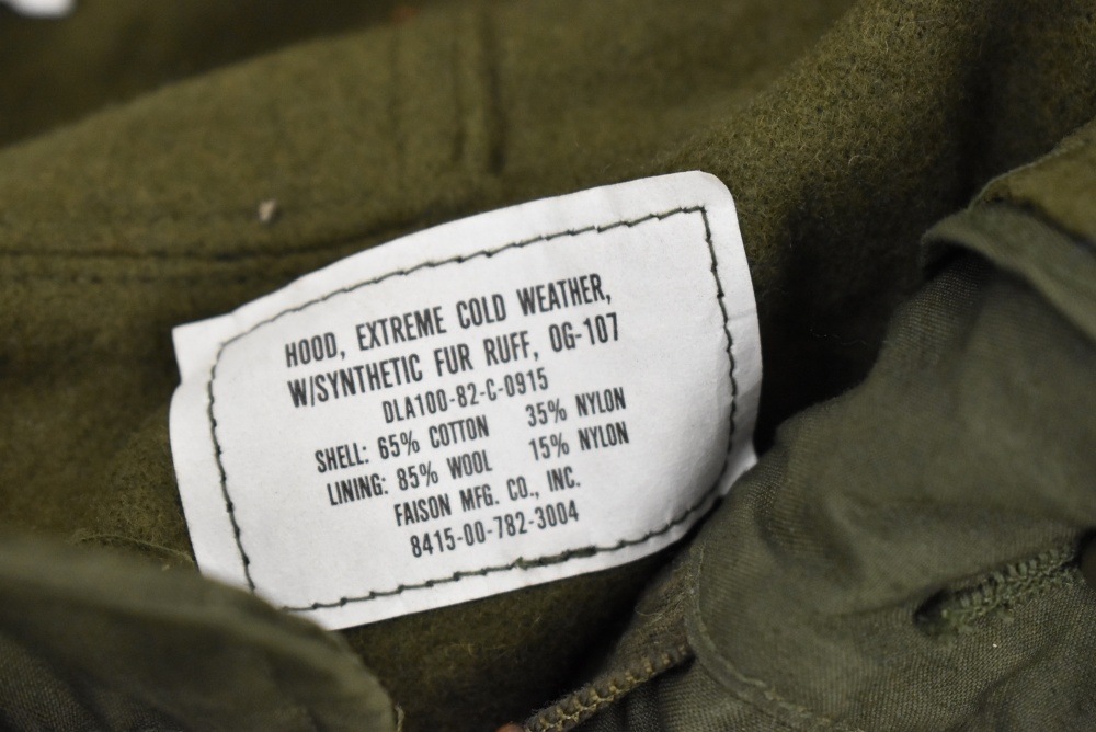 109529 [CO]  VINTAGE 65s US ARMY「M65 FISHTAIL PARKA」FULL SET フィッシュテールパーカー ヴィンテージ モッズコート